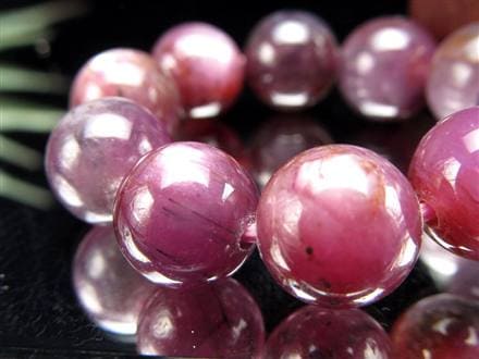 トルマリン ルベライト ピンクトルマリン 水晶 ブレスレット