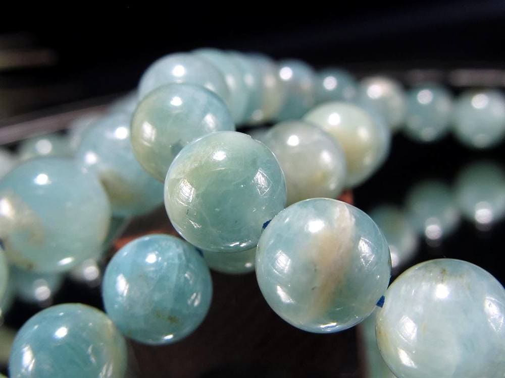 グランディディエライト ブレスレット 幻の宝石 ブルーグリーン 天然石