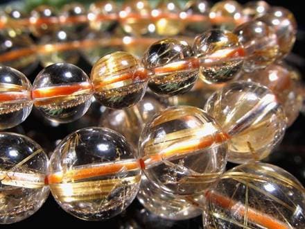 ルチル ゴールドルチル ブレスレット 金運 ルチルクォーツ