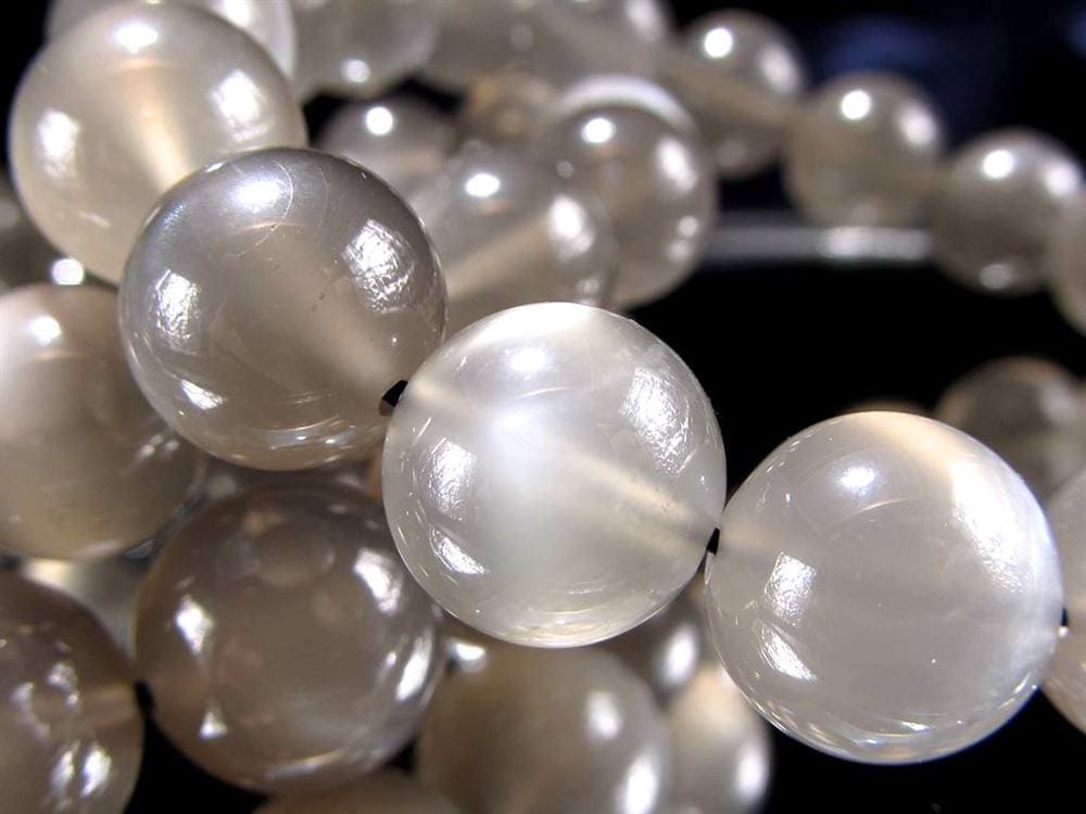 ブラックムーンストーン ブレスレット 月長石 ムーンストーン 誕生石