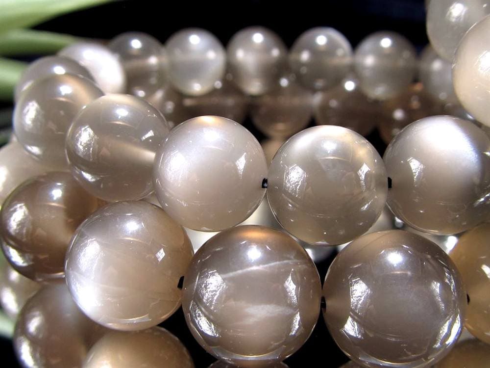 ブラックムーンストーン ブレスレット 月長石 ムーンストーン 誕生石