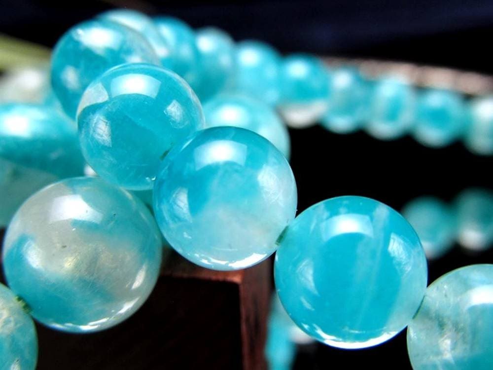 アマゾナイト シリカ ブレスレット 天河石 ウイグル