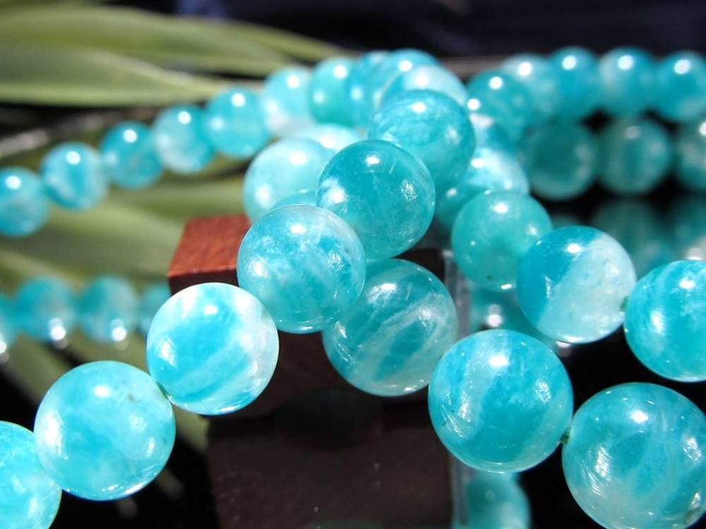 アマゾナイト シリカ ブレスレット 天河石 ウイグル