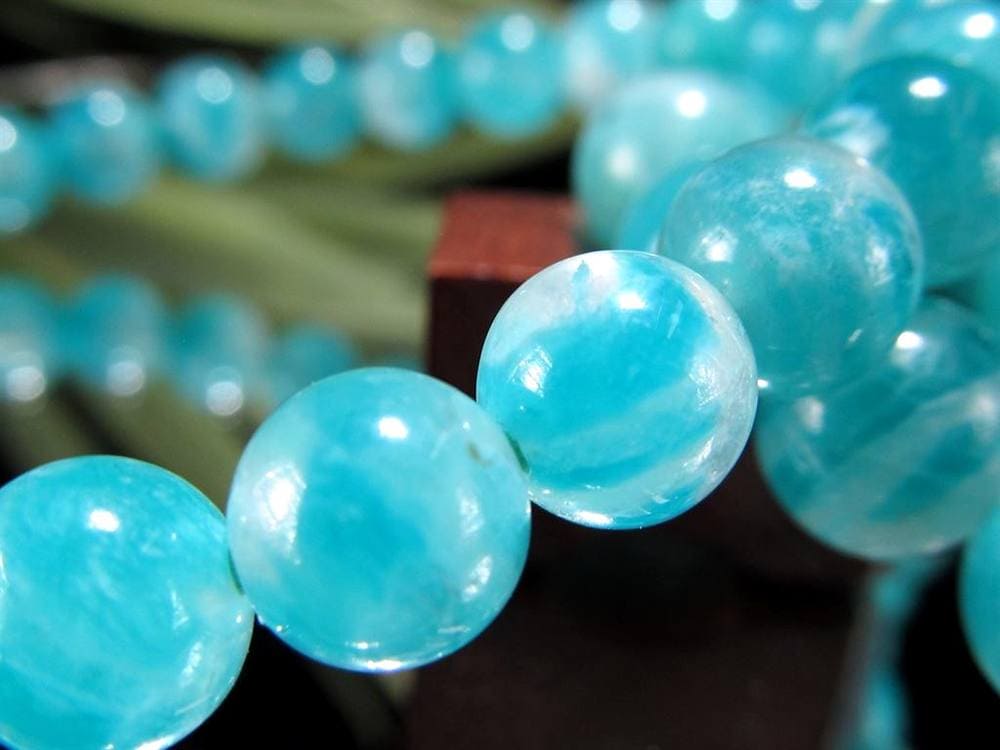 アマゾナイト シリカ ブレスレット 天河石 ウイグル