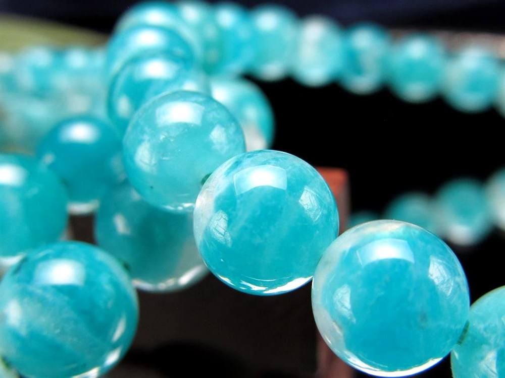 アマゾナイト シリカ ブレスレット 天河石 ウイグル