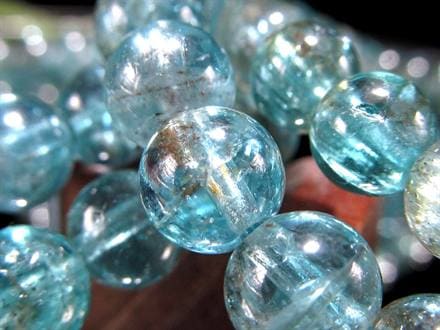 ブルーグリーンアパタイト 燐灰石 ブレスレット アパタイト