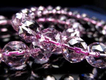 アメジスト 紫水晶 カット ブレスレット ラベンダーアメジスト