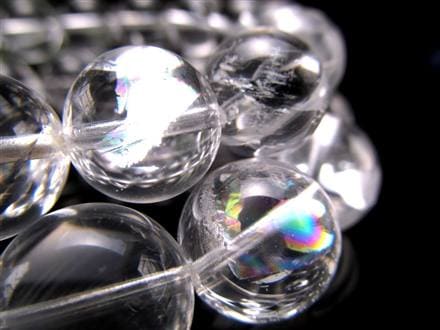 天然水晶 クォーツ 天然 サシ ブリザード ブレスレット
