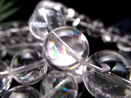 天然水晶 クォーツ 天然 サシ ブリザード ブレスレット
