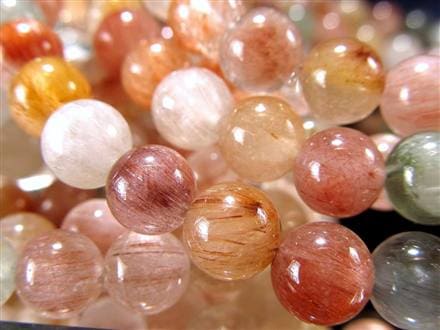 サゲニティッククォーツ ブレスレット キャッツアイ ルチルクォーツ ラビットヘア