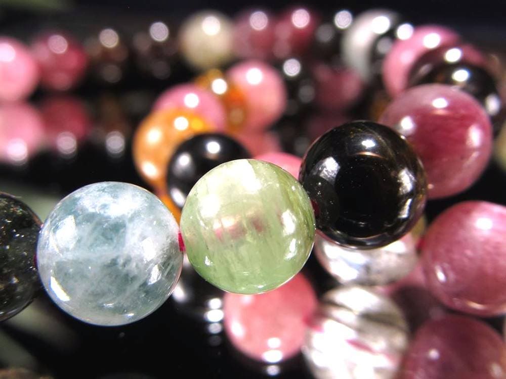 トルマリン 電気石 ブレスレット ピンクトルマリン ルベライト