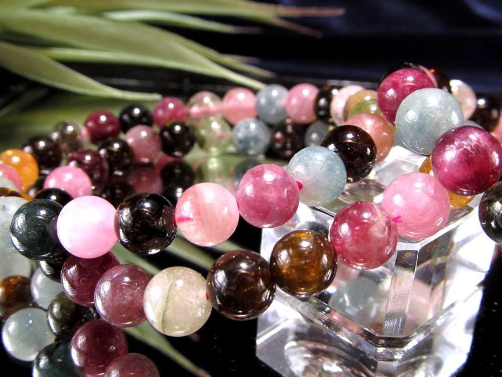 トルマリン 電気石 ブレスレット ピンクトルマリン ルベライト