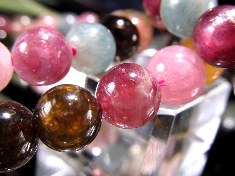 トルマリン 電気石 ブレスレット ピンクトルマリン ルベライト