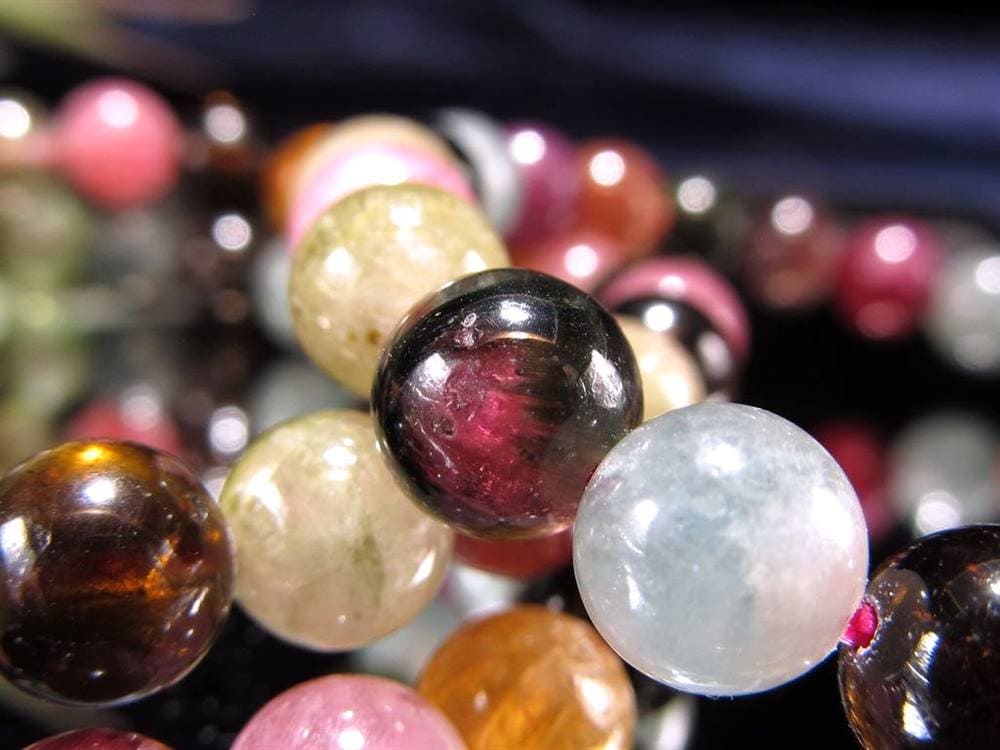 トルマリン 電気石 ブレスレット ピンクトルマリン ルベライト