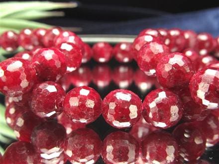 ルビー 紅玉 ブレスレット コランダム 7月の誕生石