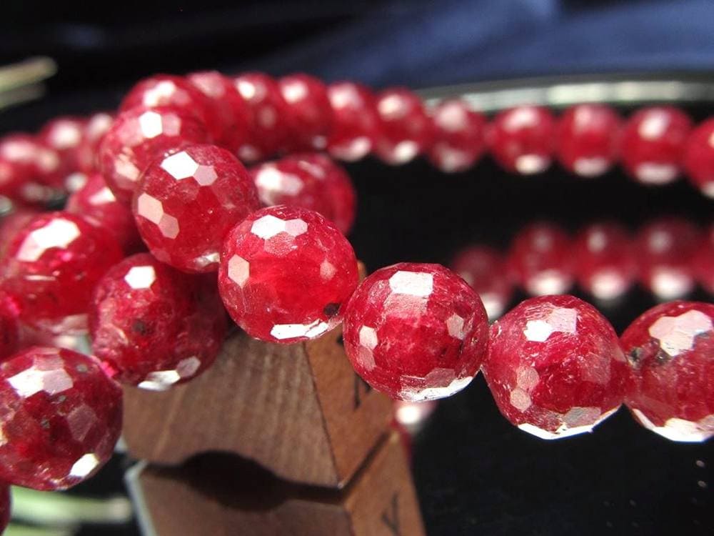 ルビー 紅玉 ブレスレット コランダム 7月の誕生石