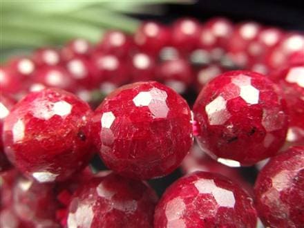 ルビー 紅玉 ブレスレット コランダム 7月の誕生石