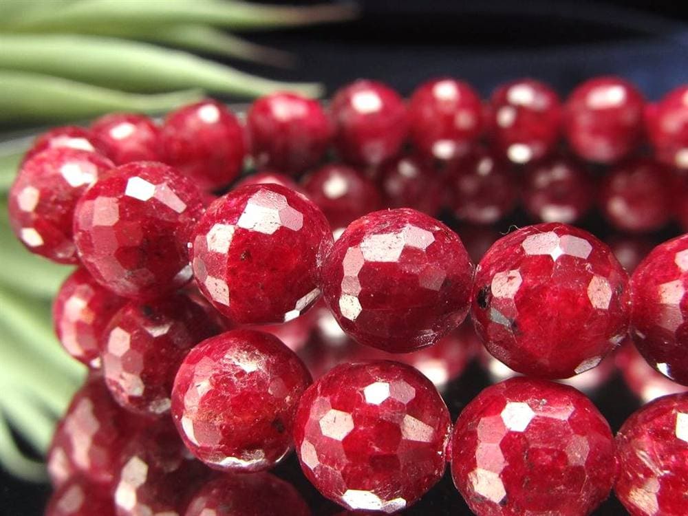 ルビー 紅玉 ブレスレット コランダム 7月の誕生石