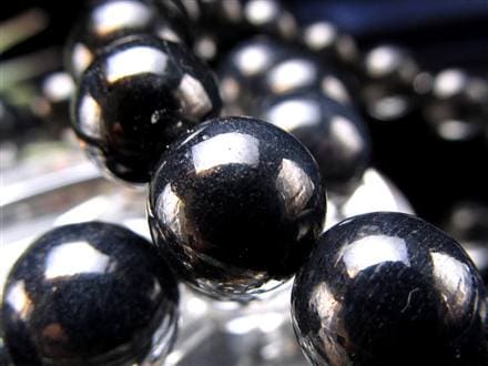 サファイア ブレスレット 青玉 9月の誕生石 ブラックブルーサファイア