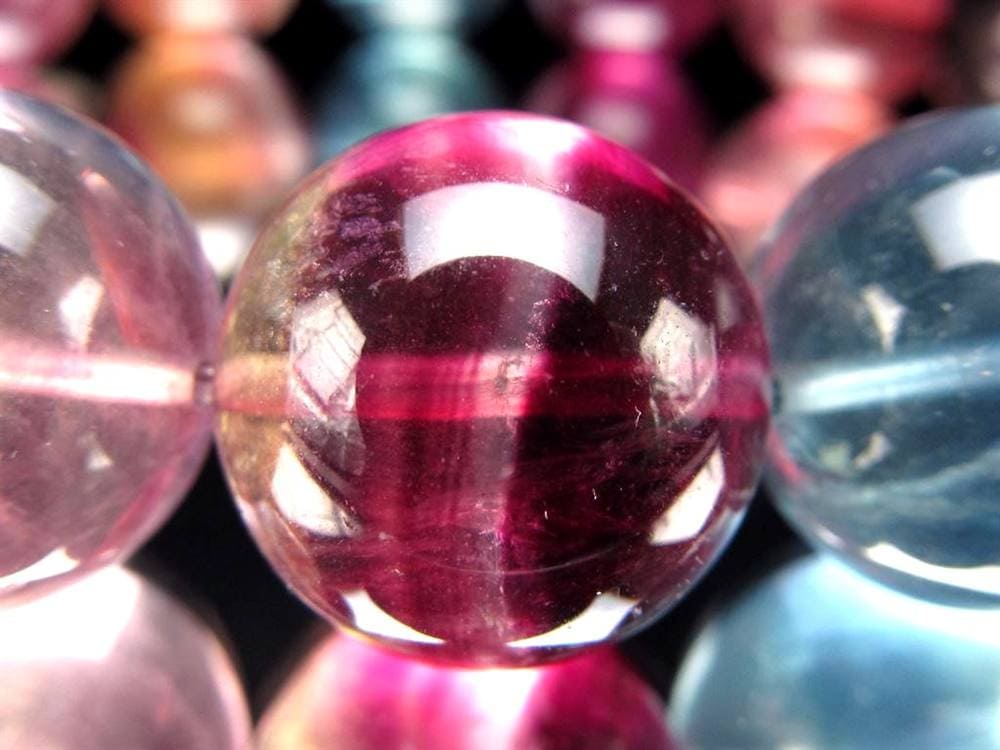 キャンディーフローライト 蛍石 ブレスレット アメリカ産 天才の石