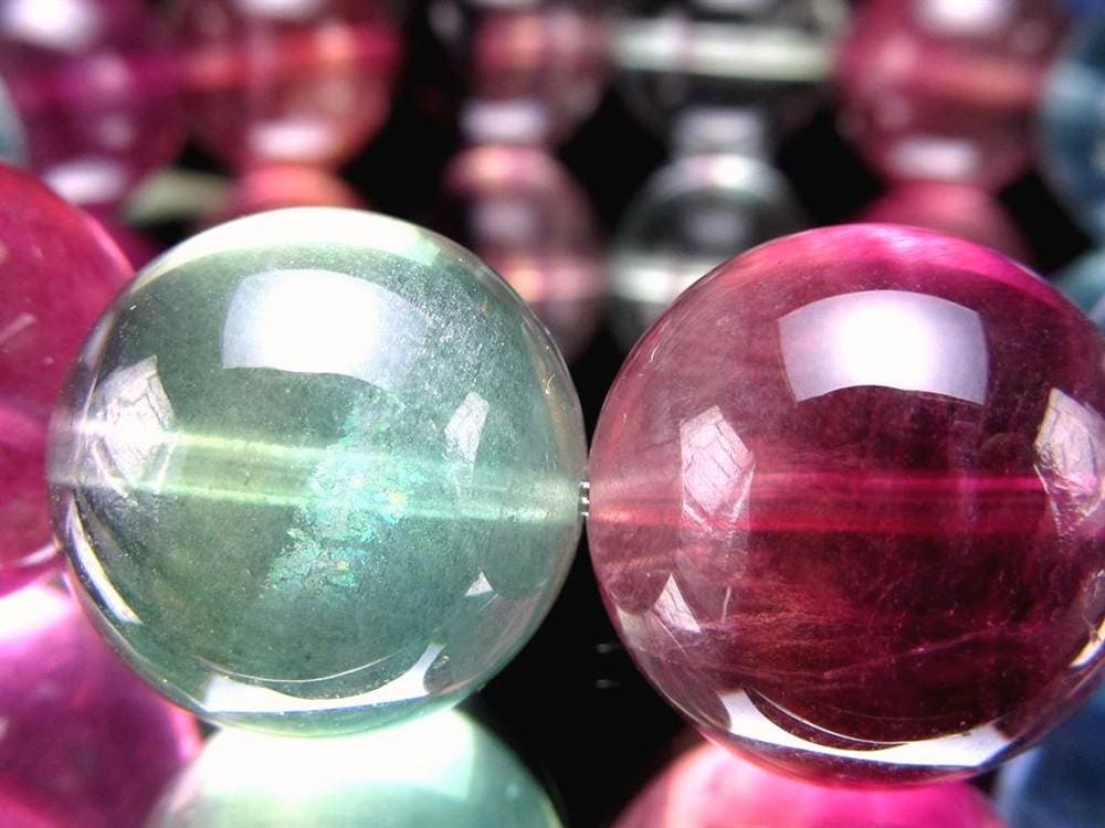 キャンディーフローライト 蛍石 ブレスレット アメリカ産 天才の石