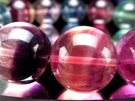 キャンディーフローライト 蛍石 ブレスレット アメリカ産 天才の石