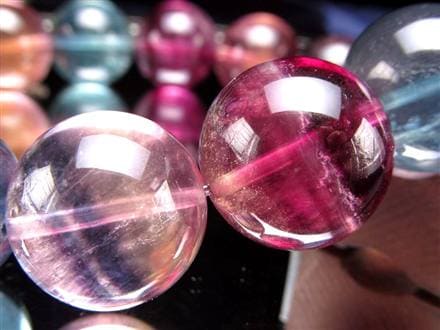 キャンディーフローライト 蛍石 ブレスレット アメリカ産 天才の石