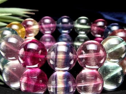 キャンディーフローライト 蛍石 ブレスレット アメリカ産 天才の石