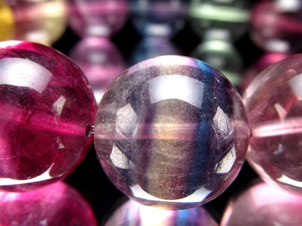 キャンディーフローライト 蛍石 ブレスレット アメリカ産 天才の石