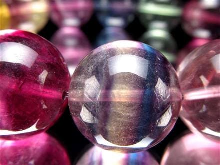 キャンディーフローライト 蛍石 ブレスレット アメリカ産 天才の石