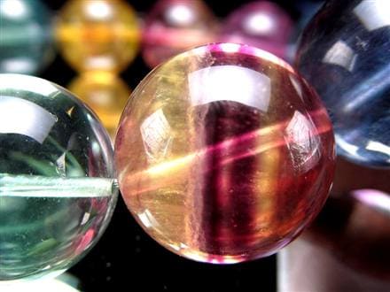 キャンディーフローライト 蛍石 ブレスレット アメリカ産 天才の石