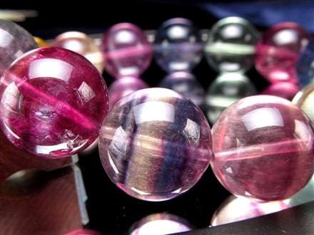 キャンディーフローライト 蛍石 ブレスレット アメリカ産 天才の石