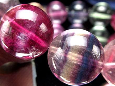 キャンディーフローライト 蛍石 ブレスレット アメリカ産 天才の石