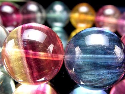 キャンディーフローライト 蛍石 ブレスレット アメリカ産 天才の石