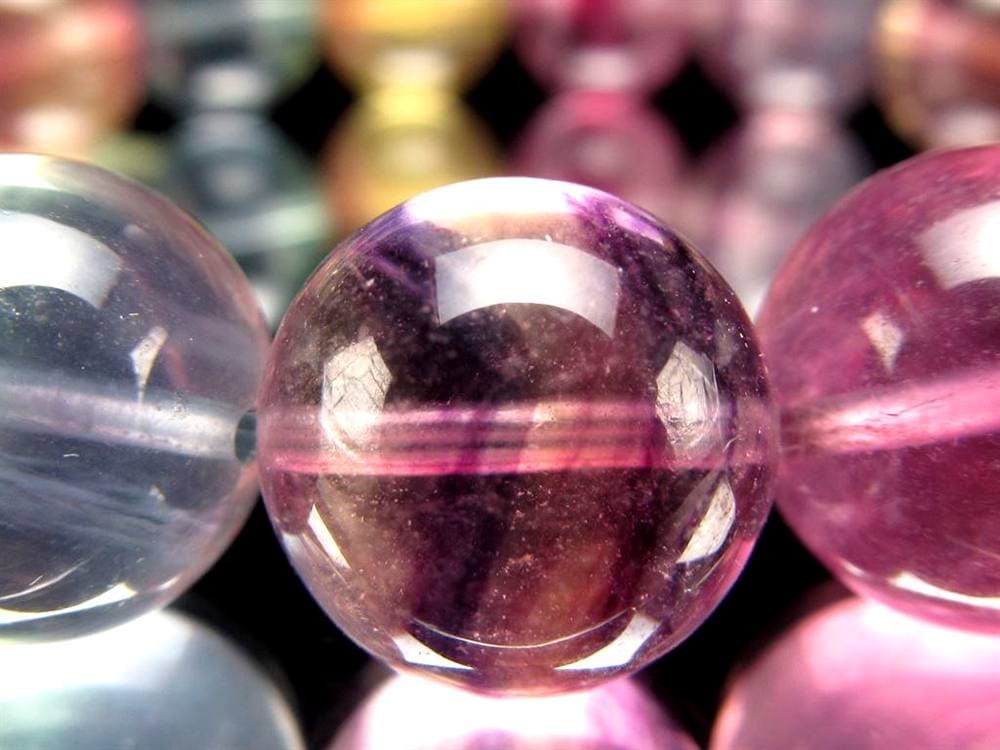 キャンディーフローライト 蛍石 ブレスレット アメリカ産 天才の石