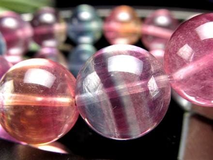 キャンディーフローライト 蛍石 ブレスレット アメリカ産 天才の石