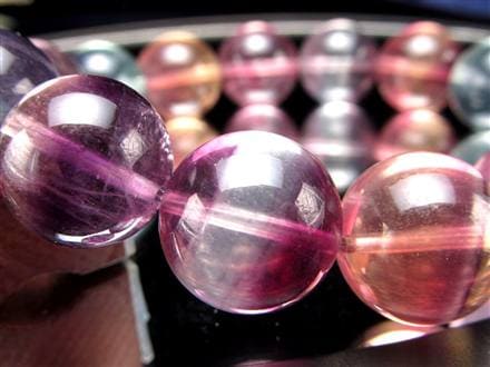 キャンディーフローライト 蛍石 ブレスレット アメリカ産 天才の石