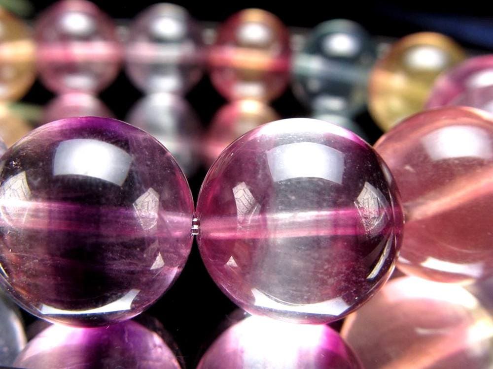 キャンディーフローライト 蛍石 ブレスレット アメリカ産 天才の石