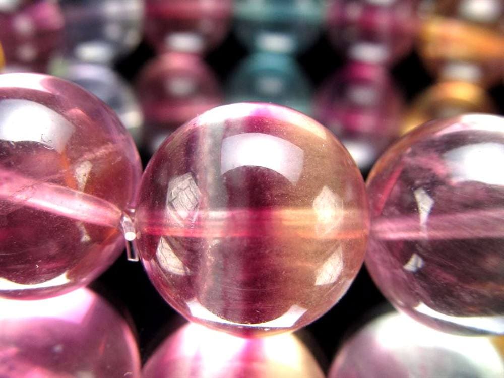 キャンディーフローライト 蛍石 ブレスレット アメリカ産 天才の石