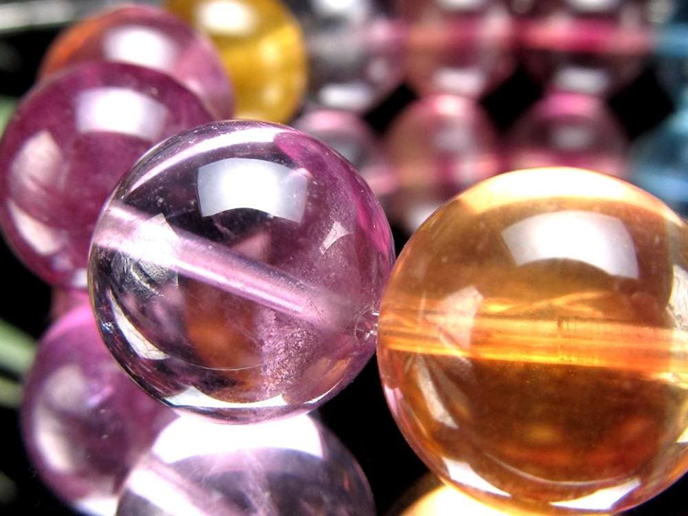 キャンディーフローライト 蛍石 ブレスレット アメリカ産 天才の石