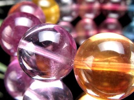 キャンディーフローライト 蛍石 ブレスレット アメリカ産 天才の石