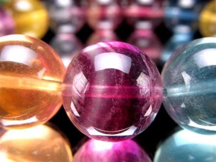 キャンディーフローライト 蛍石 ブレスレット アメリカ産 天才の石