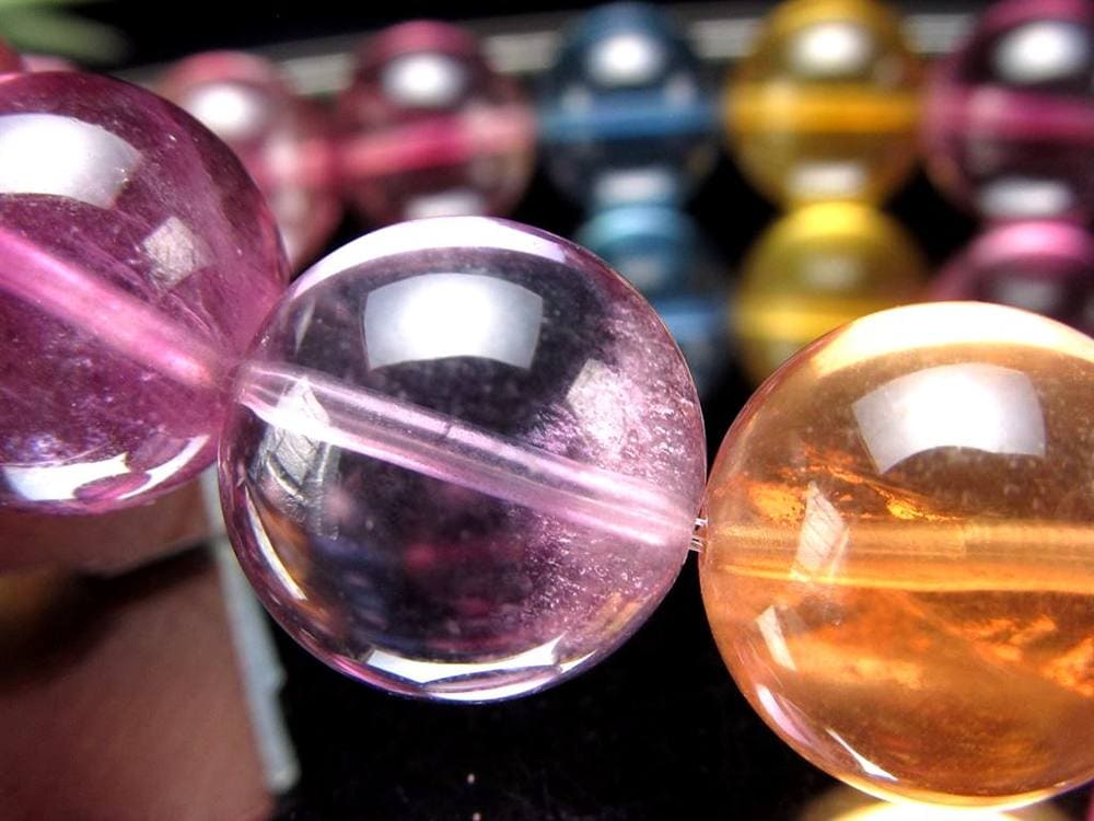 キャンディーフローライト 蛍石 ブレスレット アメリカ産 天才の石