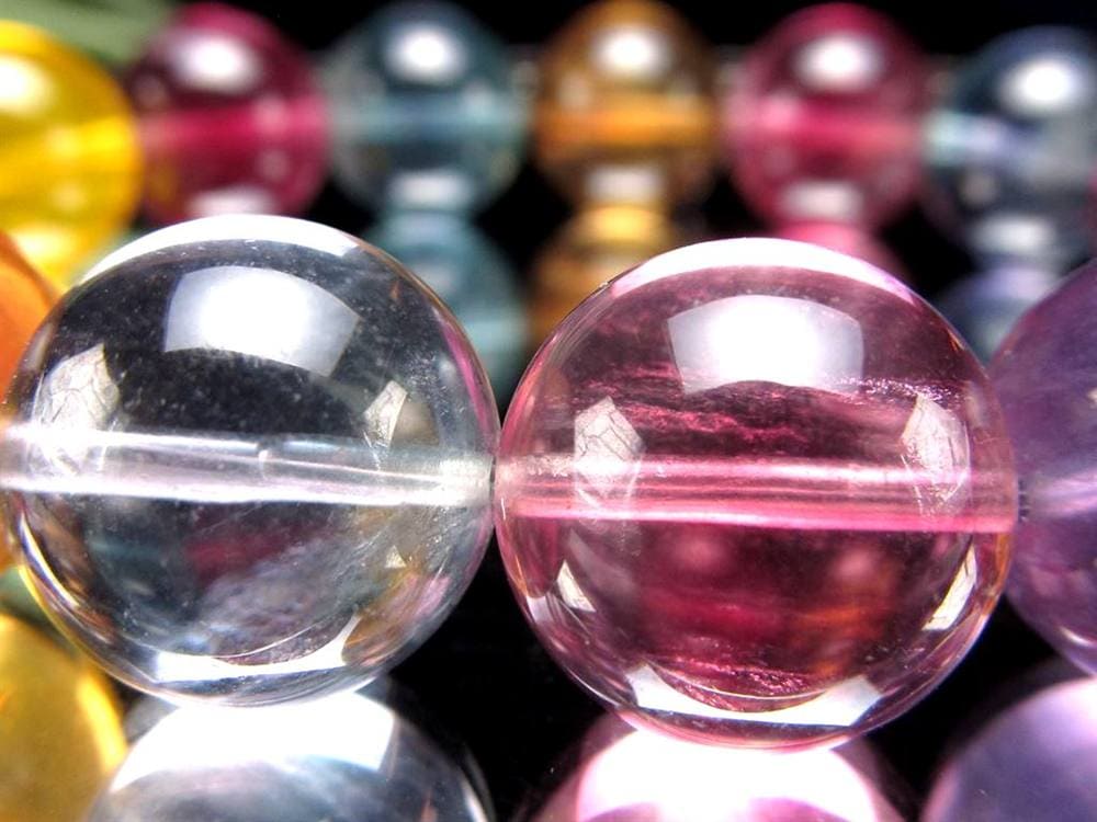 キャンディーフローライト 蛍石 ブレスレット アメリカ産 天才の石