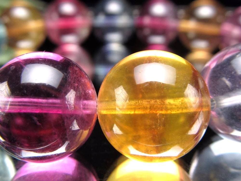 キャンディーフローライト 蛍石 ブレスレット アメリカ産 天才の石