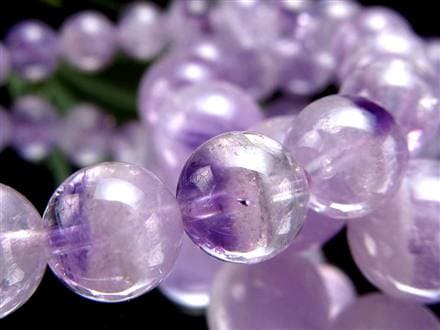 アメジスト ファントム 幻影紫水晶 ブレスレット ラベンダー