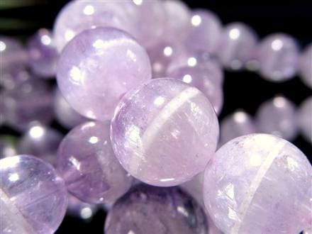 アメジスト ファントム 幻影紫水晶 ブレスレット ラベンダー