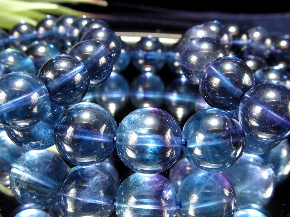 フローライト ブレスレット インディゴブルーカラーフローライト 天然石 蛍石