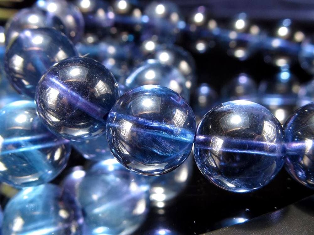 フローライト ブレスレット インディゴブルーカラーフローライト 天然石 蛍石