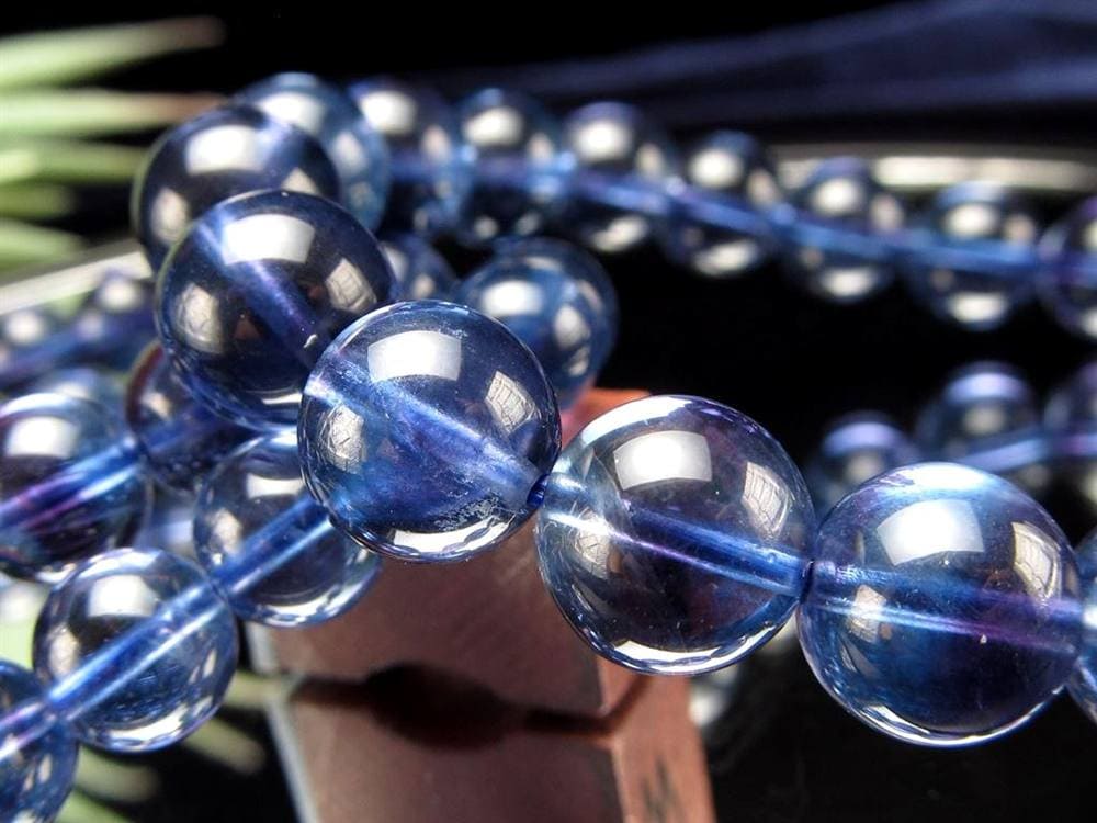 フローライト ブレスレット インディゴブルーカラーフローライト 天然石 蛍石